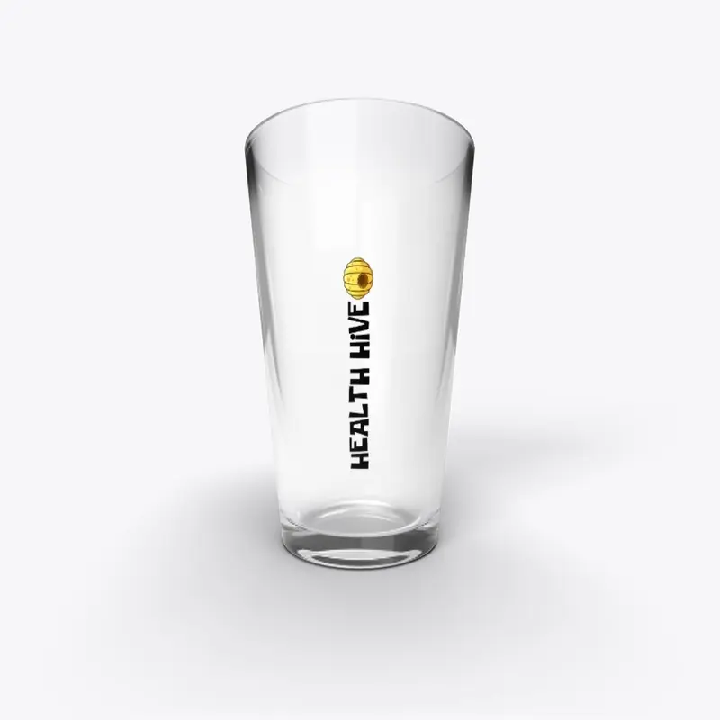 Health Hive Drinking Glass 