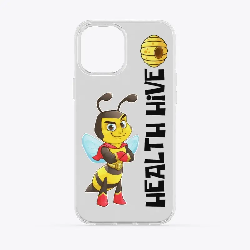 Health Hive, Bee iPhone Clear Case 